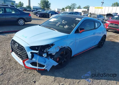 2021 Hyundai Veloster N z USA, uszkodzony, nr VIN KMHT36AH4MU010360
